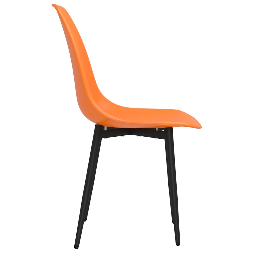 Eetkamerstoelen 6 st PP oranje is nu te koop bij PeponiXL, paradijselijk wonen!