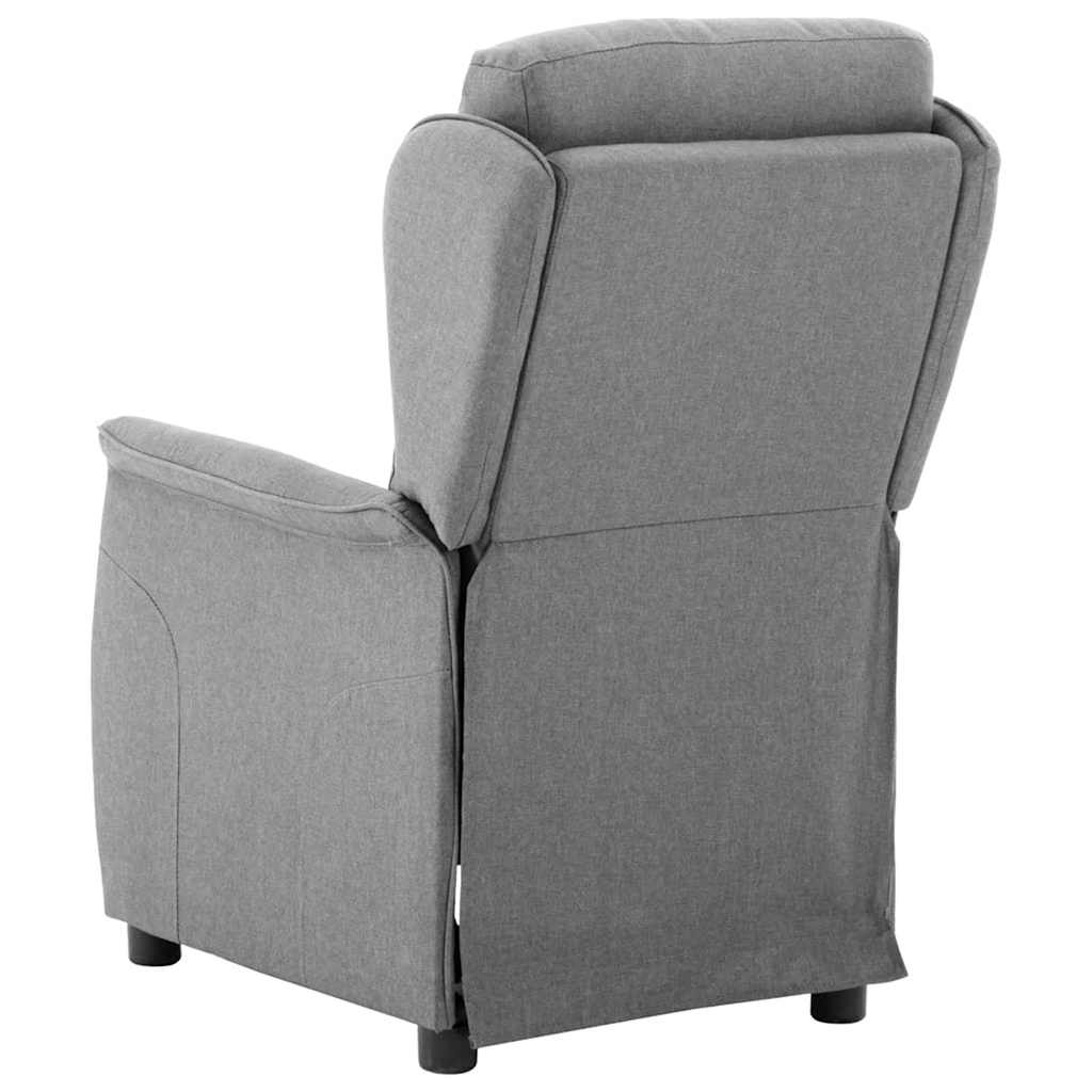 Ligstoel Lichtgrijs 66.5 x 94 x 101.5 cm Polyester is nu te koop bij PeponiXL, paradijselijk wonen!
