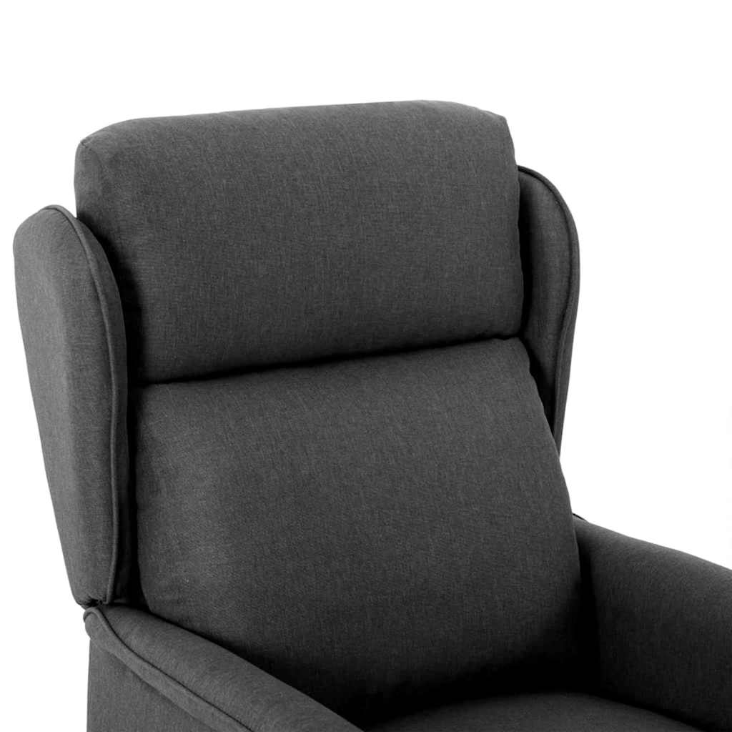 Ligstoel Donkergrijs 66.5 x 94 x 101.5 cm Polyester is nu te koop bij PeponiXL, paradijselijk wonen!