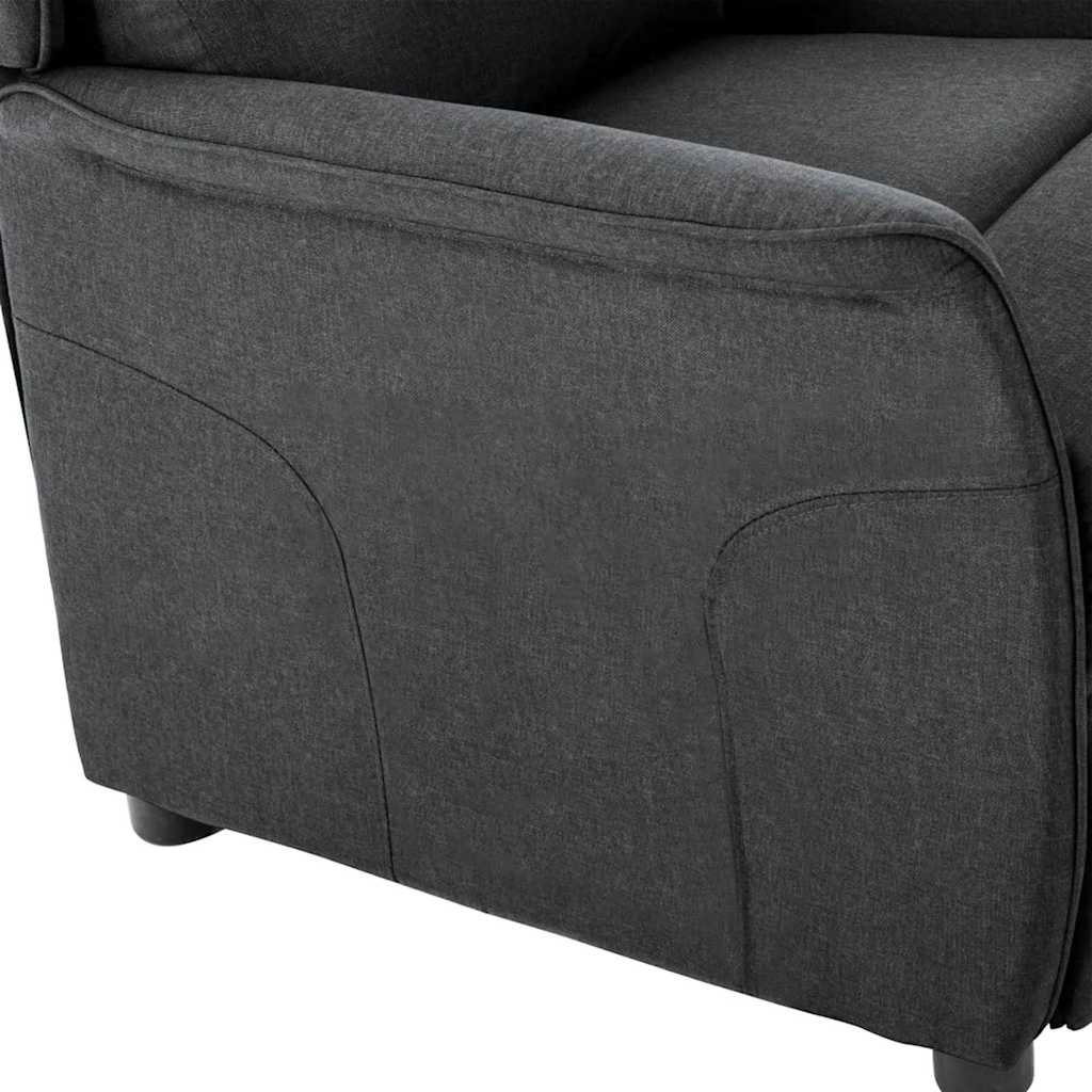 Ligstoel Donkergrijs 66.5 x 94 x 101.5 cm Polyester is nu te koop bij PeponiXL, paradijselijk wonen!