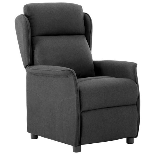 Ligstoel Donkergrijs 66.5 x 94 x 101.5 cm Polyester is nu te koop bij PeponiXL, paradijselijk wonen!