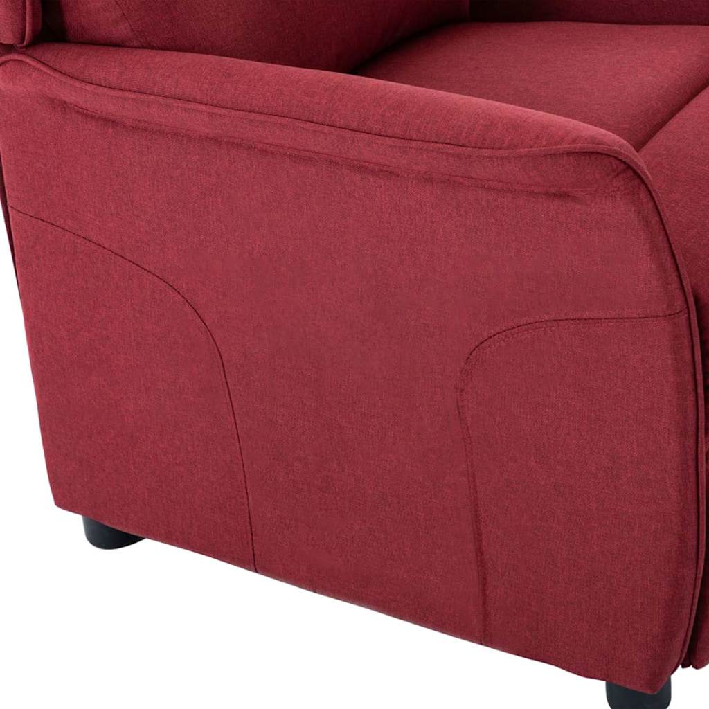 Ligstoel Wijnrood 66.5 x 94 x 101.5 cm Polyester is nu te koop bij PeponiXL, paradijselijk wonen!