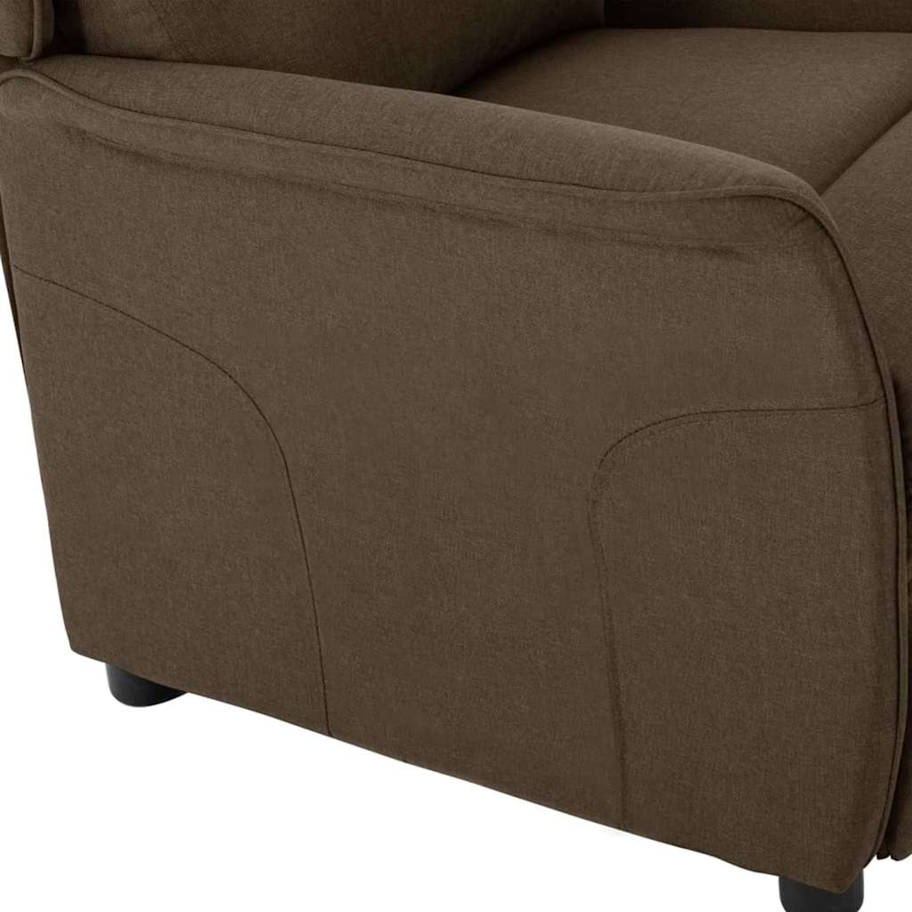 Ligstoel Bruin 66.5 x 94 x 101.5 cm Polyester is nu te koop bij PeponiXL, paradijselijk wonen!