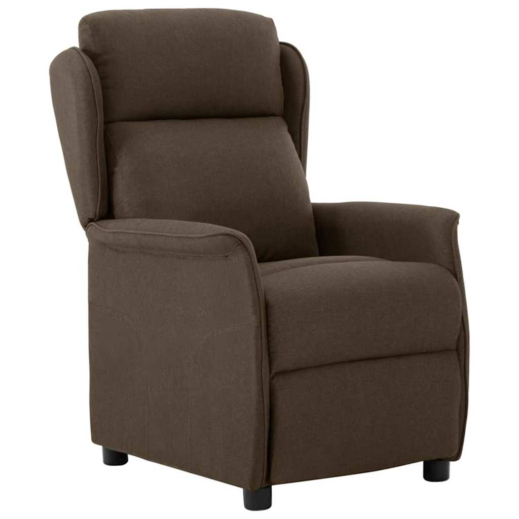 Ligstoel Bruin 66.5 x 94 x 101.5 cm Polyester is nu te koop bij PeponiXL, paradijselijk wonen!