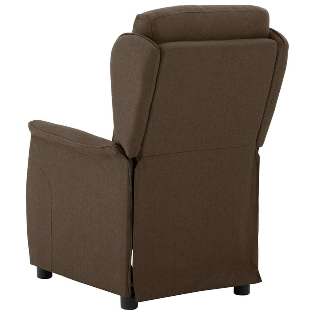 Ligstoel Bruin 66.5 x 94 x 101.5 cm Polyester is nu te koop bij PeponiXL, paradijselijk wonen!