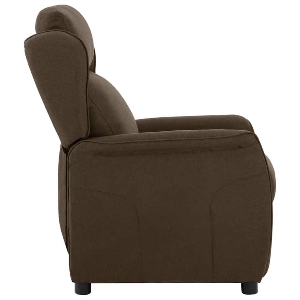 Ligstoel Bruin 66.5 x 94 x 101.5 cm Polyester is nu te koop bij PeponiXL, paradijselijk wonen!