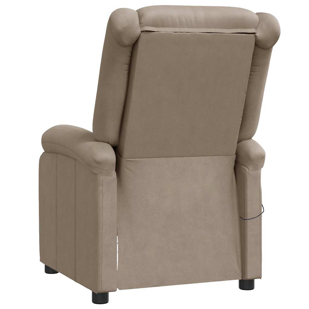 Fauteuil verstelbaar kunstleer cappuccinokleurig is nu te koop bij PeponiXL, paradijselijk wonen!