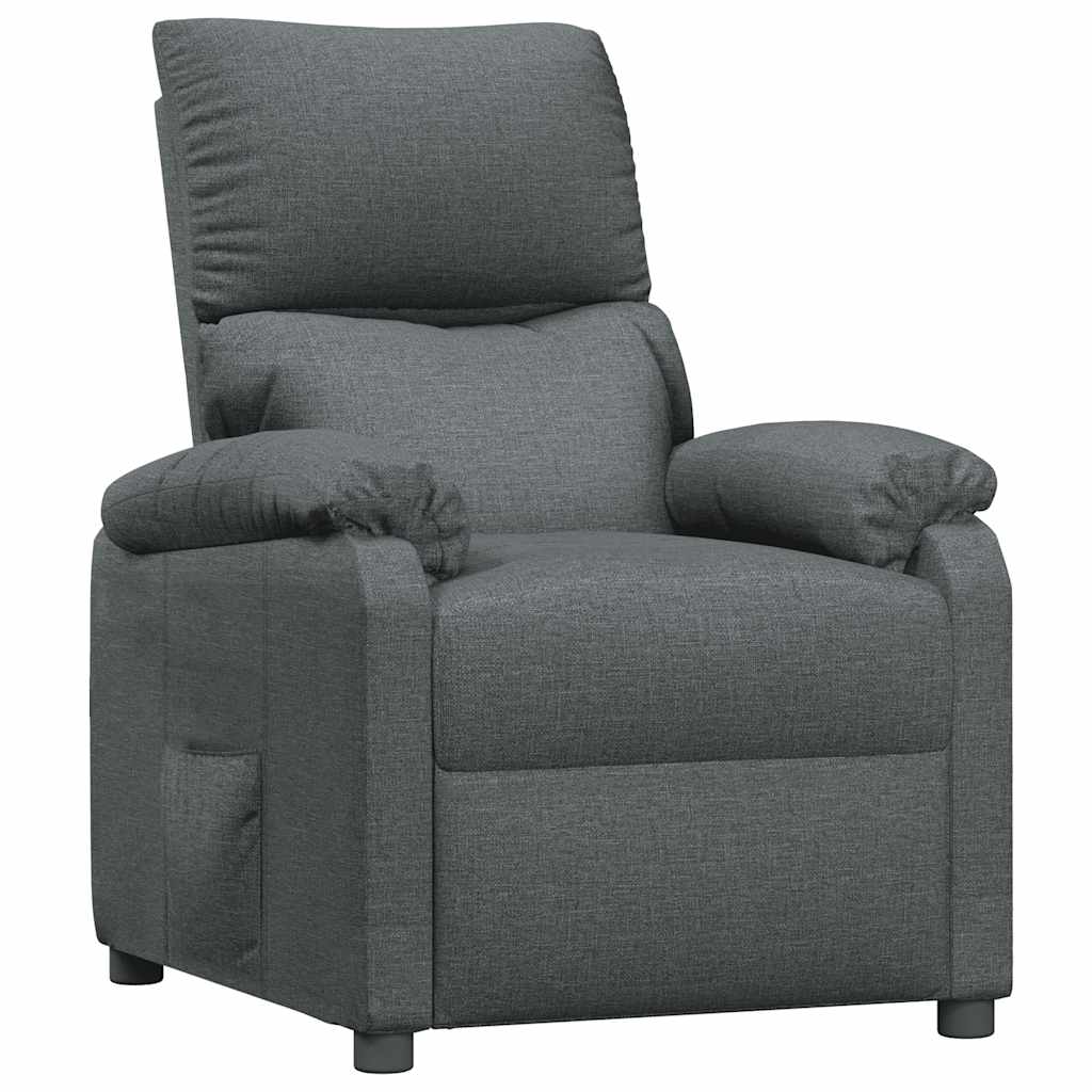 Fauteuil verstelbaar stof donkergrijs is nu te koop bij PeponiXL, paradijselijk wonen!