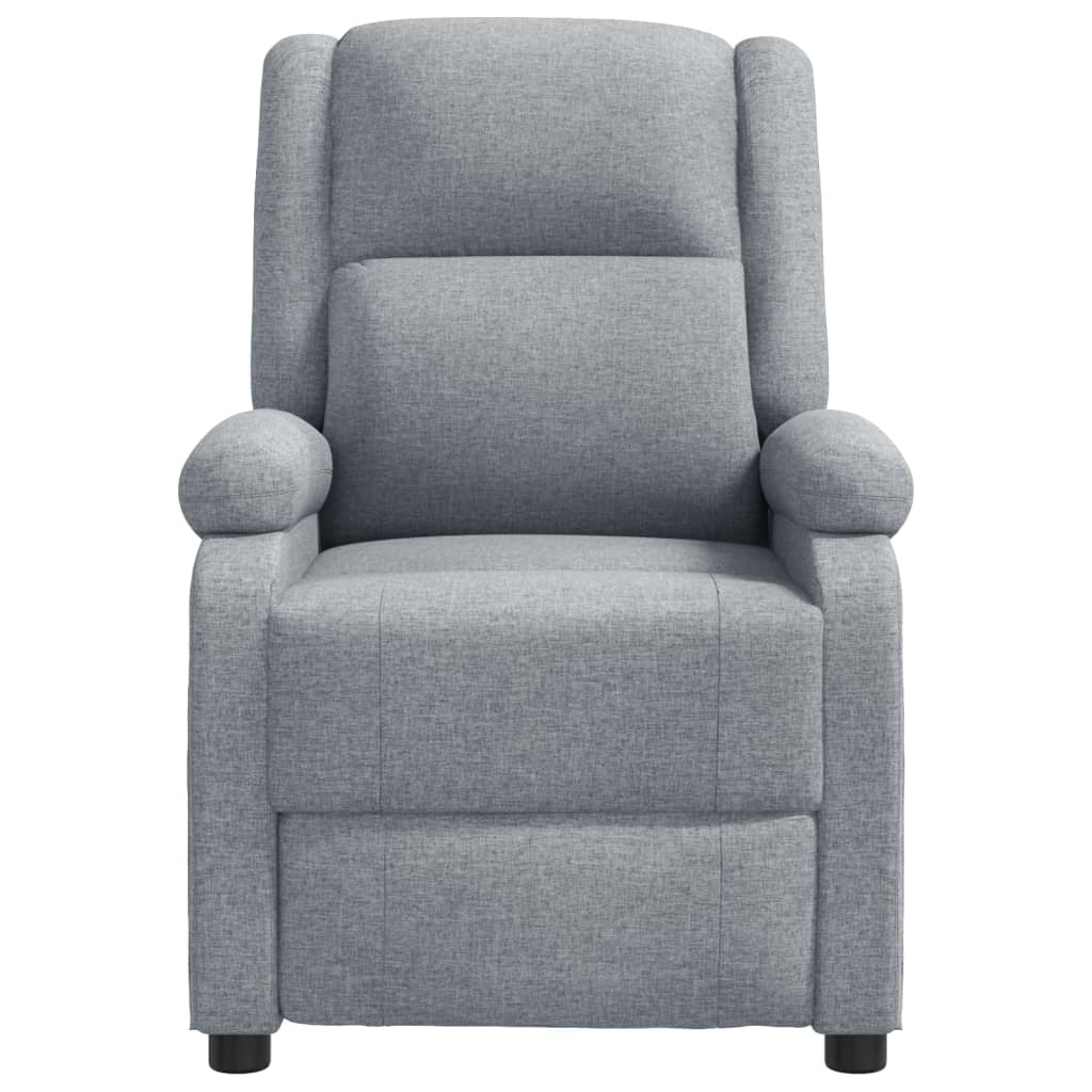 Fauteuil verstelbaar stof lichtgrijs is nu te koop bij PeponiXL, paradijselijk wonen!