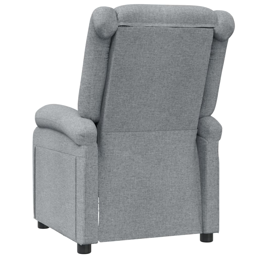 Fauteuil verstelbaar stof lichtgrijs is nu te koop bij PeponiXL, paradijselijk wonen!