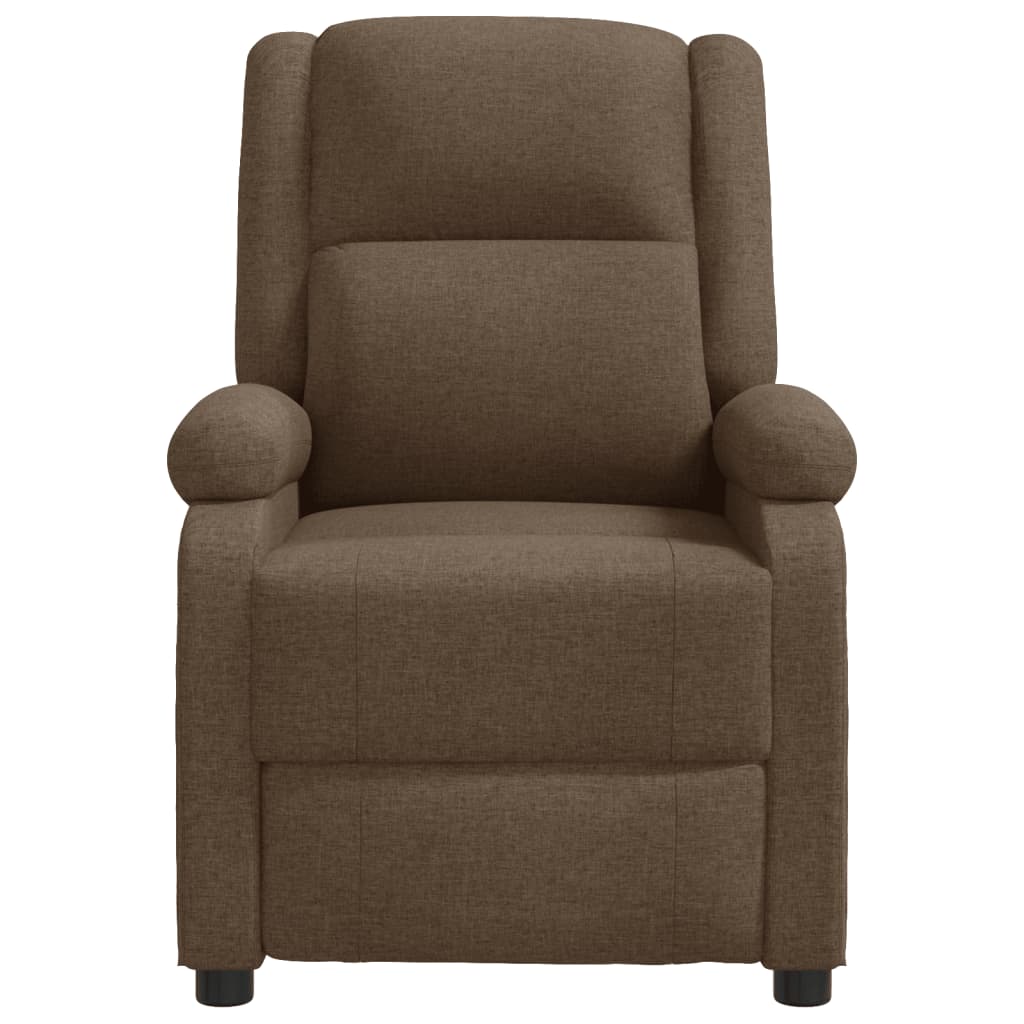 Fauteuil verstelbaar stof bruin is nu te koop bij PeponiXL, paradijselijk wonen!