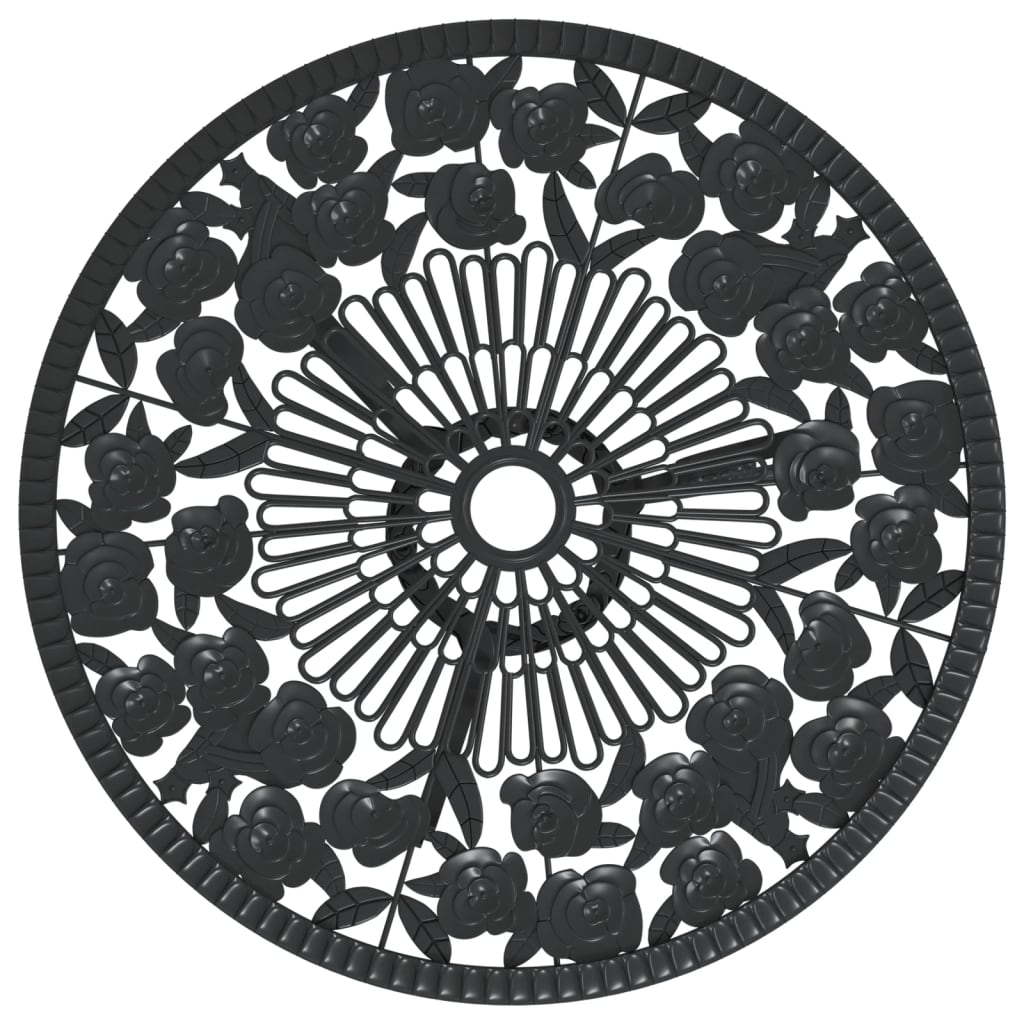 3-delige Bistroset gietaluminium zwart is nu te koop bij PeponiXL, paradijselijk wonen!