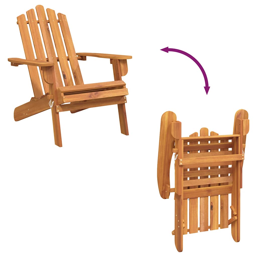 Tuinstoel Adirondack massief acaciahout is nu te koop bij PeponiXL, paradijselijk wonen!