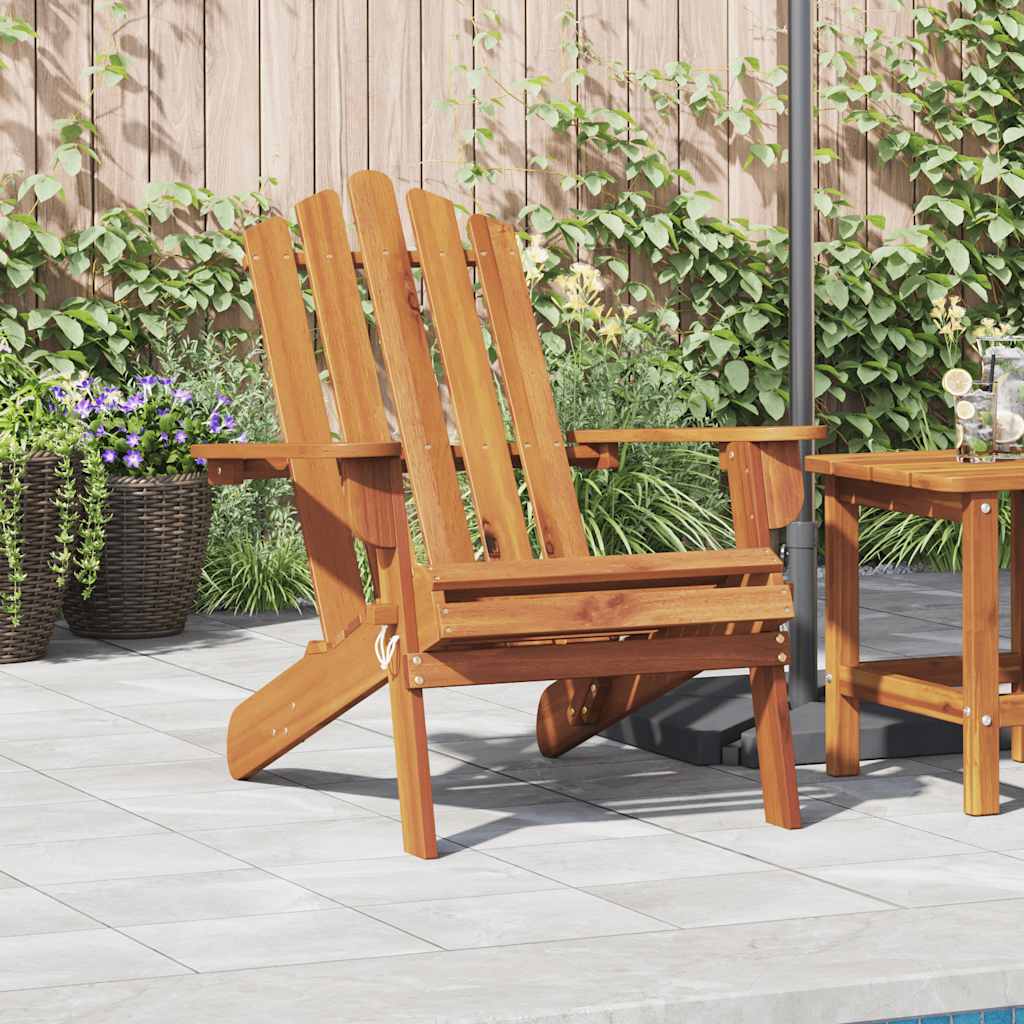 Tuinstoel Adirondack massief acaciahout is nu te koop bij PeponiXL, paradijselijk wonen!