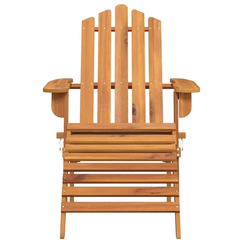 Adirondack tuinstoel met voetensteun massief acaciahout is nu te koop bij PeponiXL, paradijselijk wonen!