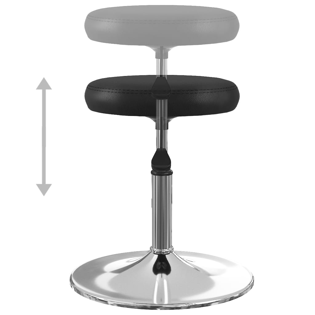 Eetkamerstoelen 6 st kunstleer zwart is nu te koop bij PeponiXL, paradijselijk wonen!
