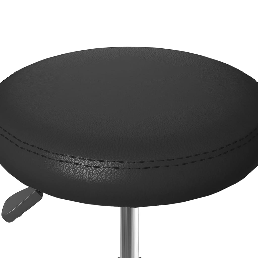 Eetkamerstoelen 6 st kunstleer zwart is nu te koop bij PeponiXL, paradijselijk wonen!