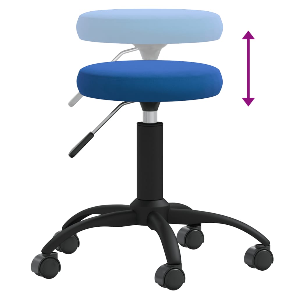 Massagekruk fluweel blauw is nu te koop bij PeponiXL, paradijselijk wonen!