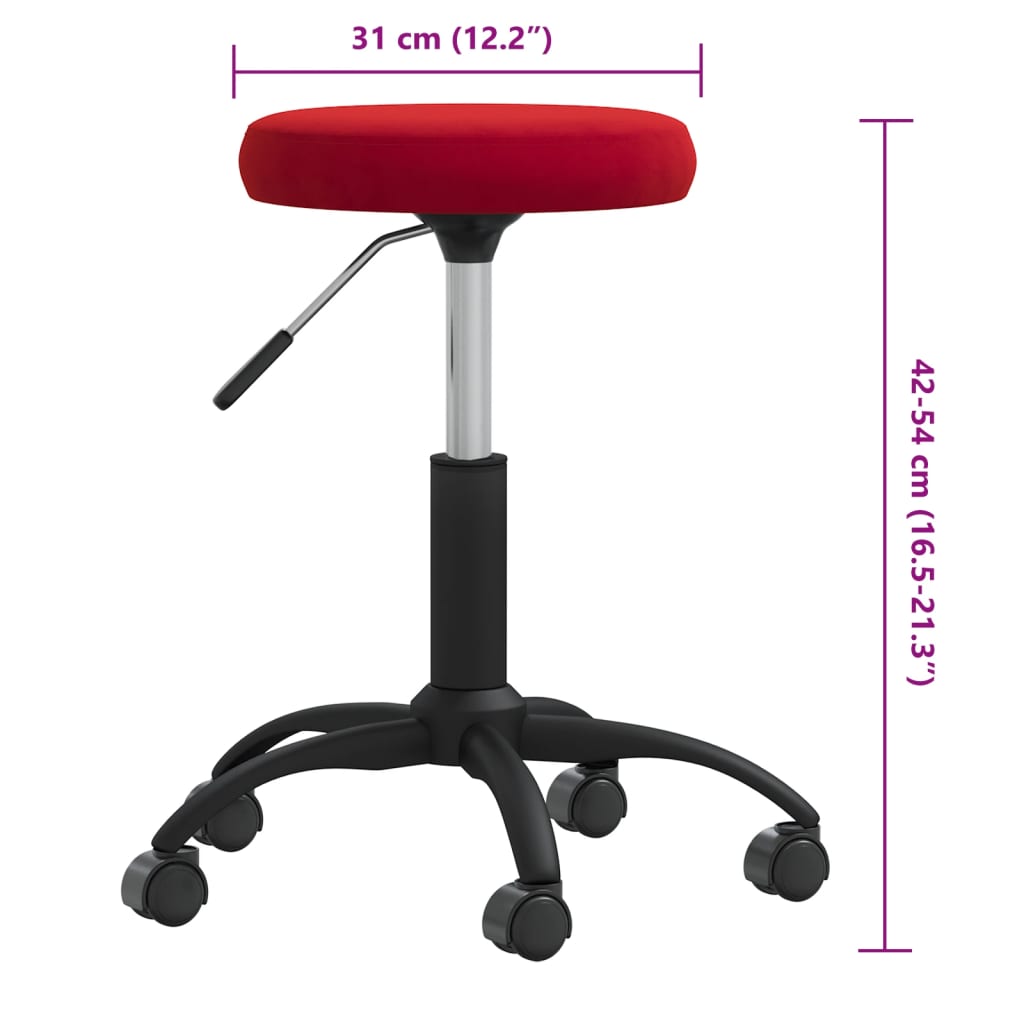Massagekruk fluweel wijnrood is nu te koop bij PeponiXL, paradijselijk wonen!