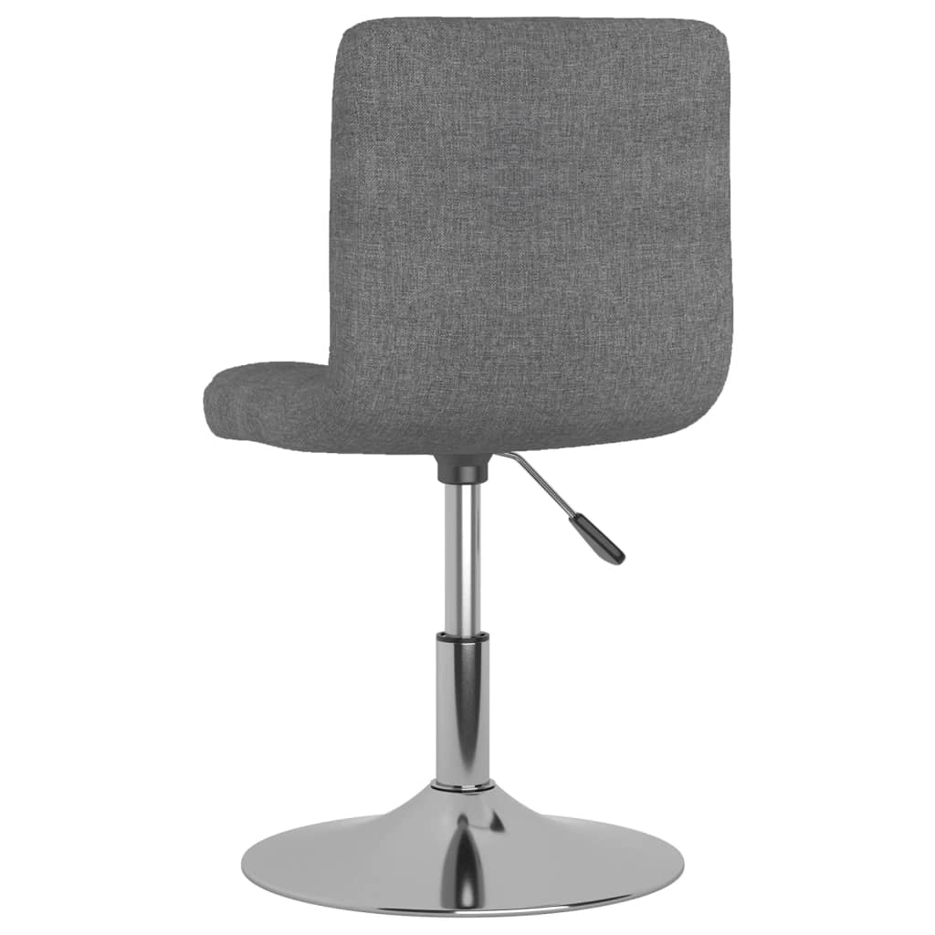 Eetkamerstoelen 6 st stof lichtgrijs is nu te koop bij PeponiXL, paradijselijk wonen!
