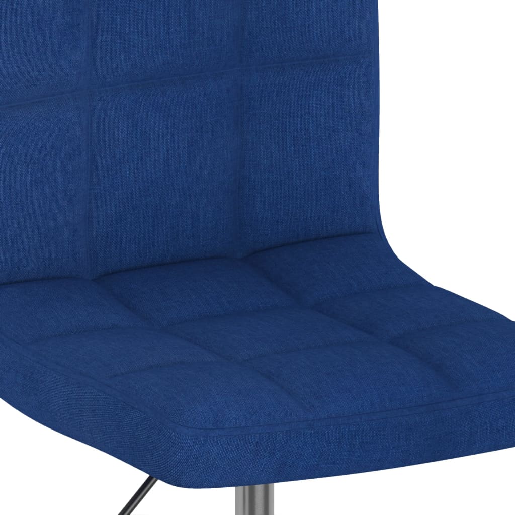 Eetkamerstoelen draaibaar 6 st stof blauw is nu te koop bij PeponiXL, paradijselijk wonen!