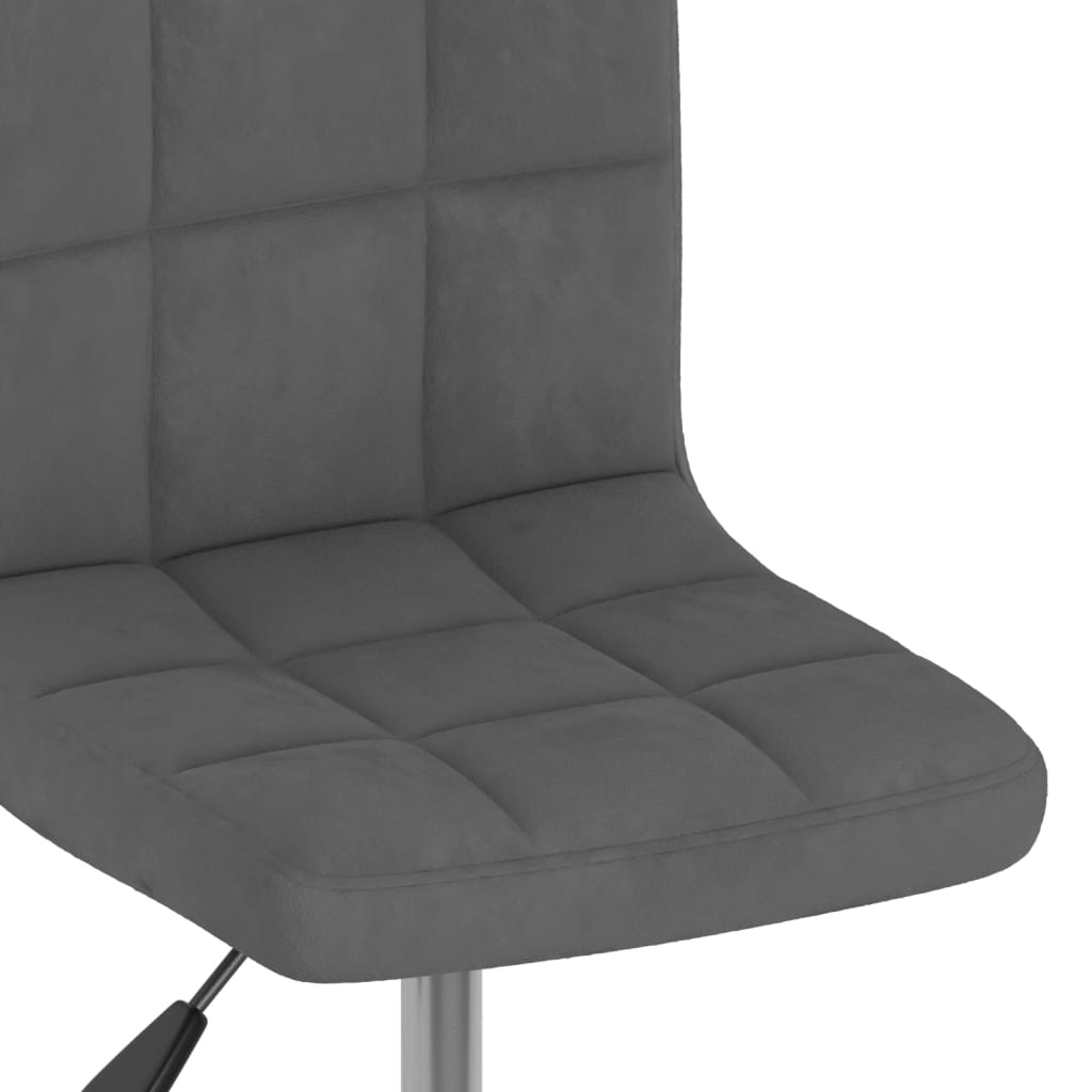 Eetkamerstoel draaibaar fluweel donkergrijs is nu te koop bij PeponiXL, paradijselijk wonen!