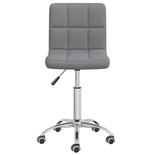 Eetkamerstoel draaibaar stof lichtgrijs is nu te koop bij PeponiXL, paradijselijk wonen!