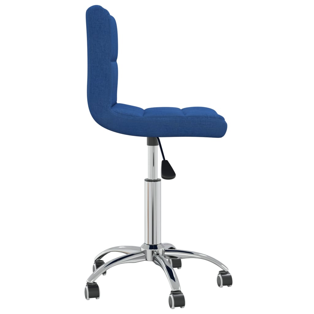 Eetkamerstoel draaibaar stof blauw is nu te koop bij PeponiXL, paradijselijk wonen!
