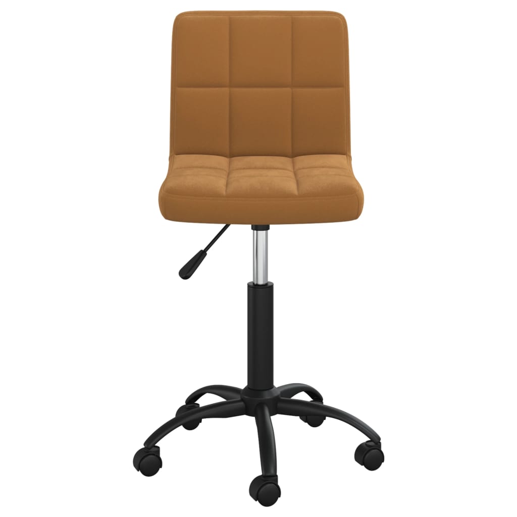 Eetkamerstoel draaibaar fluweel bruin is nu te koop bij PeponiXL, paradijselijk wonen!