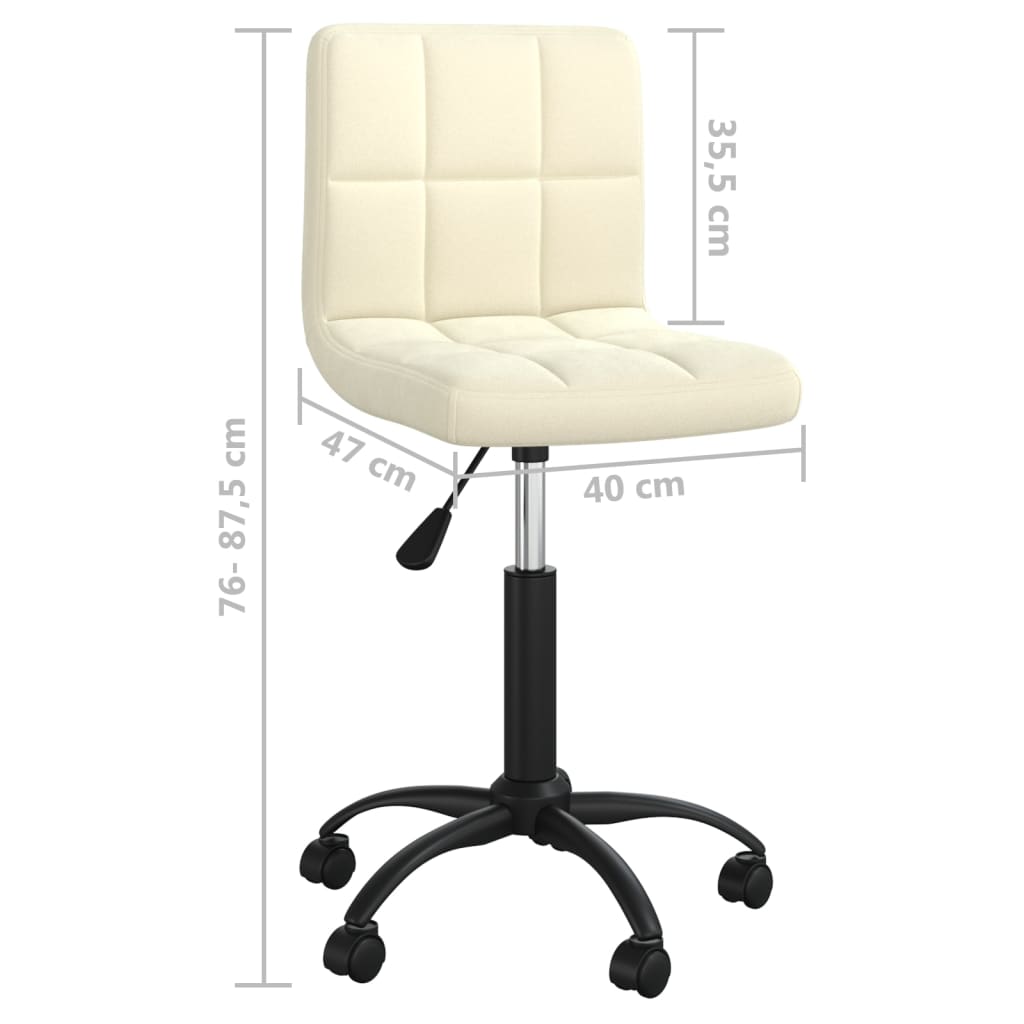 Eetkamerstoel draaibaar fluweel crèmekleurig is nu te koop bij PeponiXL, paradijselijk wonen!