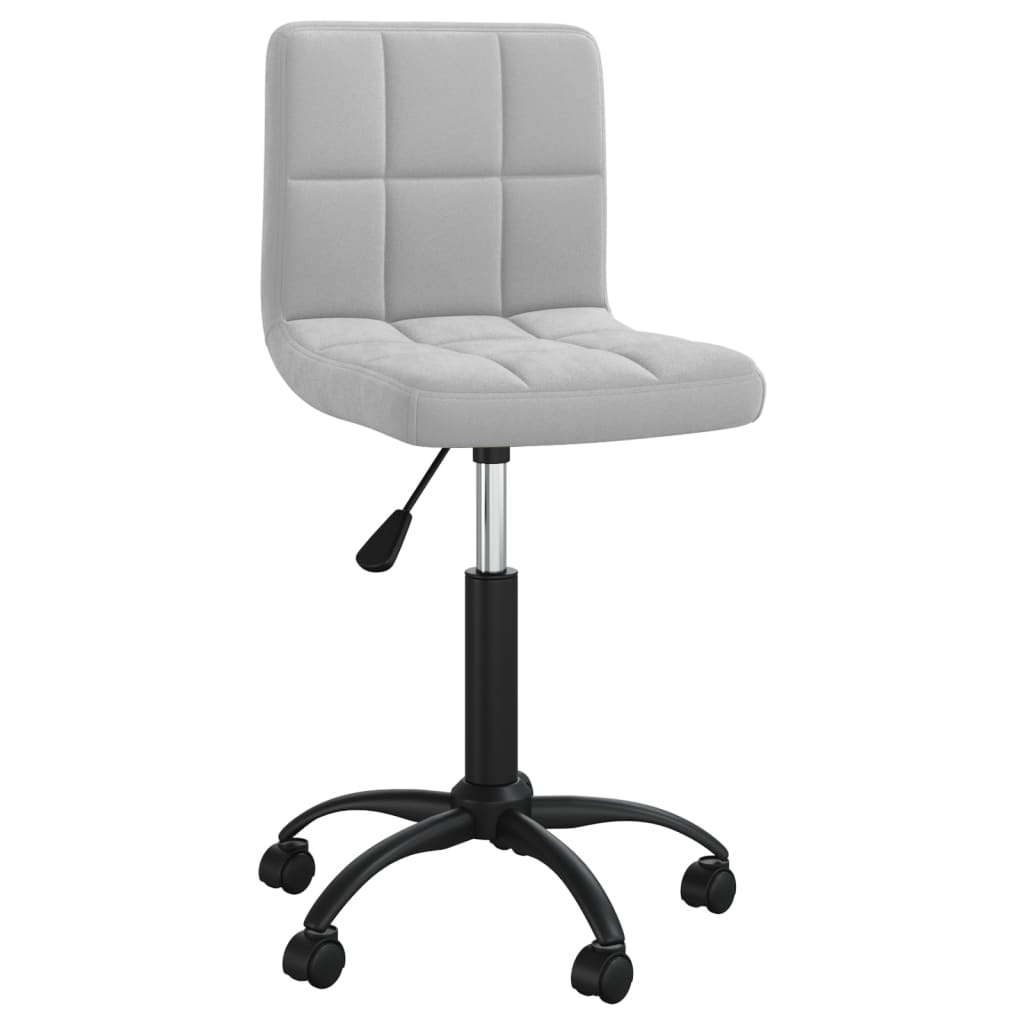 Eetkamerstoel draaibaar fluweel lichtgrijs is nu te koop bij PeponiXL, paradijselijk wonen!