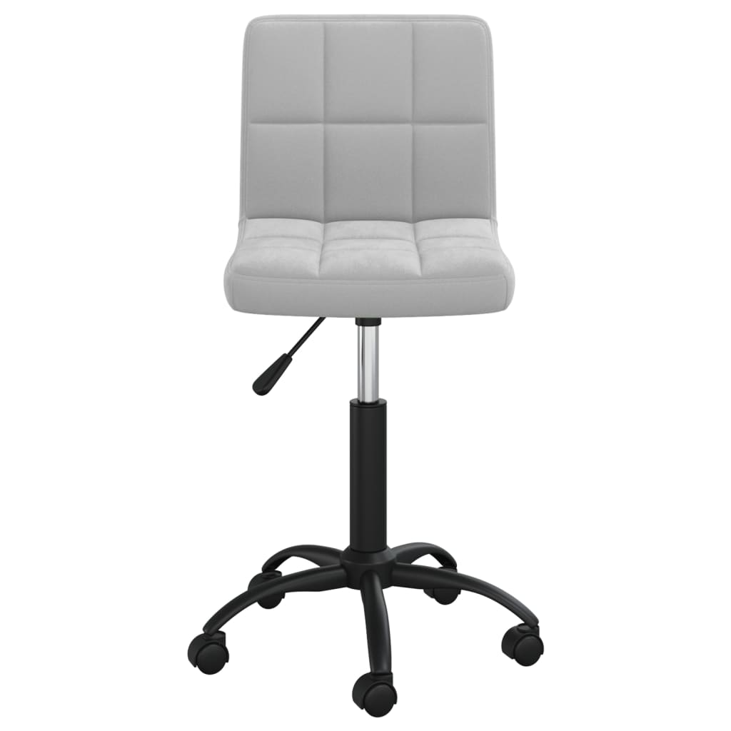 Eetkamerstoel draaibaar fluweel lichtgrijs is nu te koop bij PeponiXL, paradijselijk wonen!
