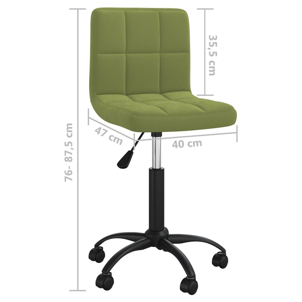 Eetkamerstoel draaibaar fluweel lichtgroen is nu te koop bij PeponiXL, paradijselijk wonen!
