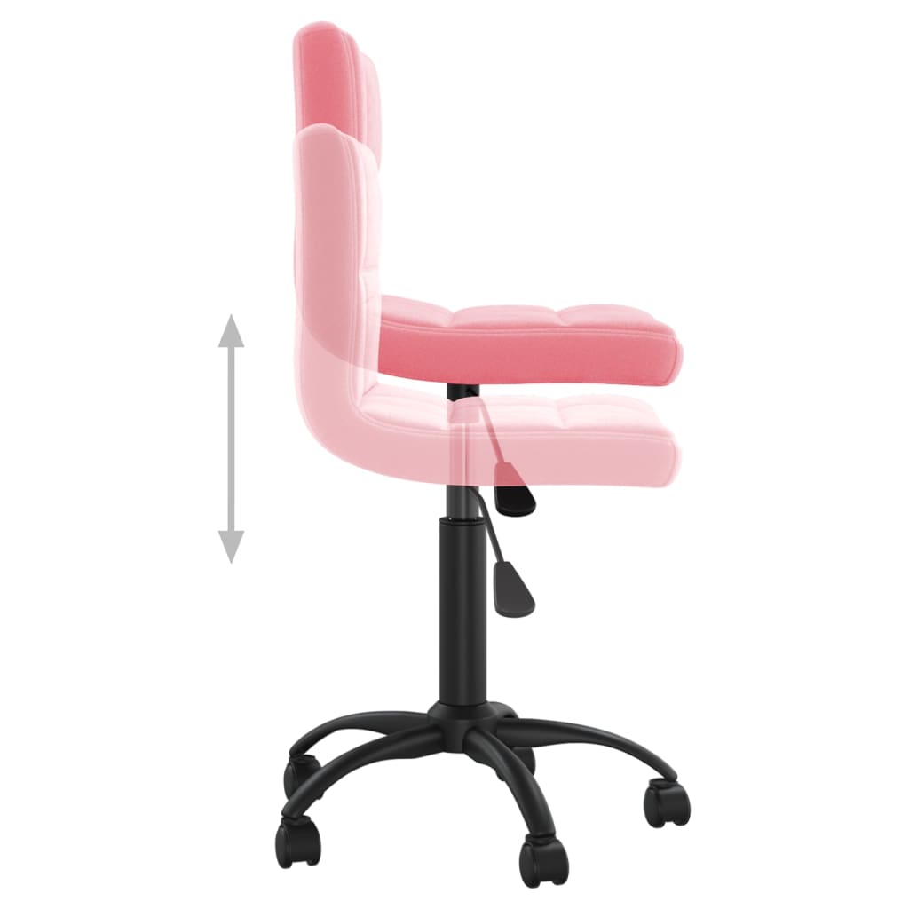 Eetkamerstoel draaibaar fluweel roze is nu te koop bij PeponiXL, paradijselijk wonen!