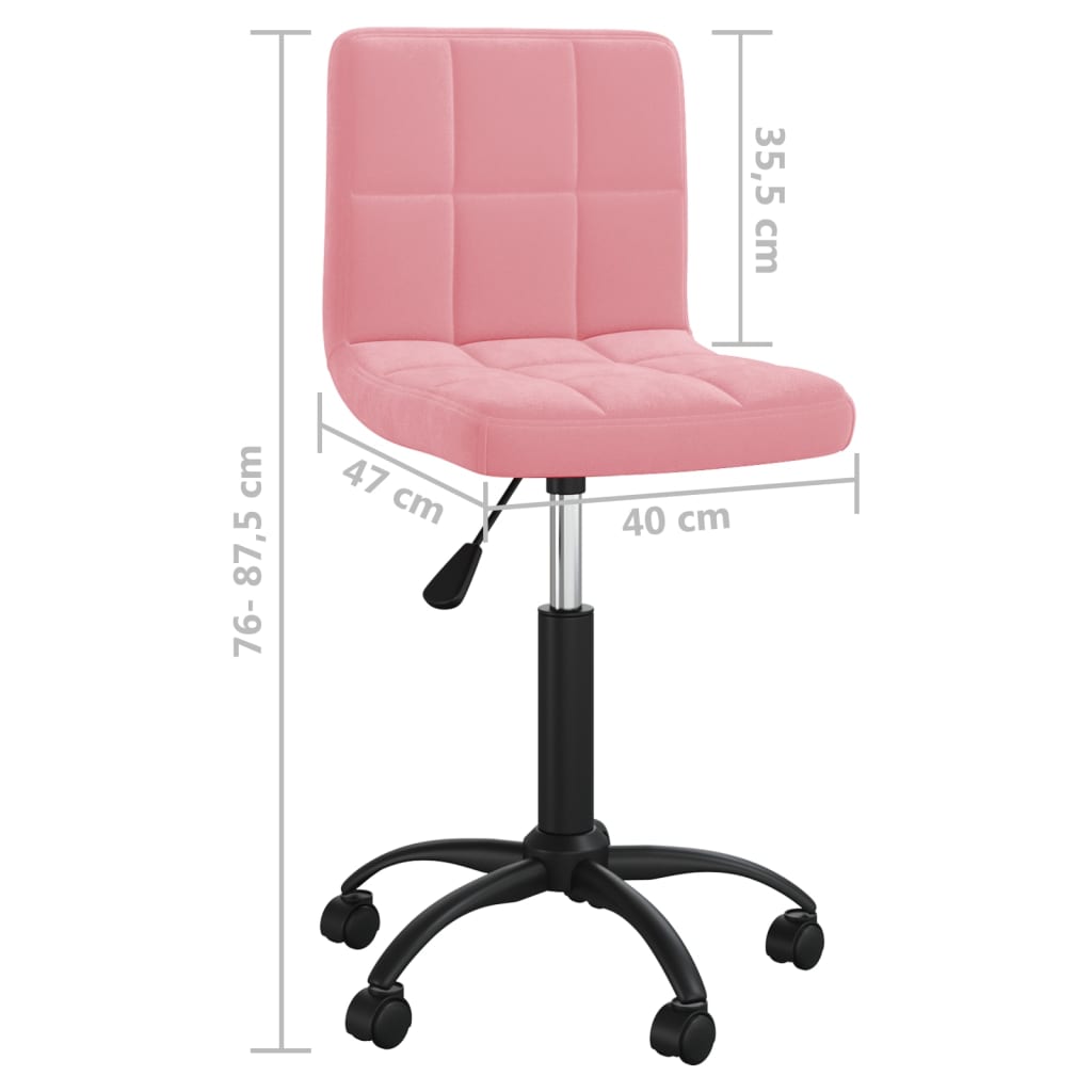 Eetkamerstoel draaibaar fluweel roze is nu te koop bij PeponiXL, paradijselijk wonen!