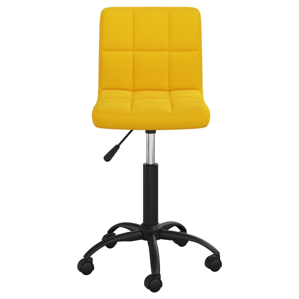 Eeetkamerstoel draaibaar fluweel mosterdgeel is nu te koop bij PeponiXL, paradijselijk wonen!