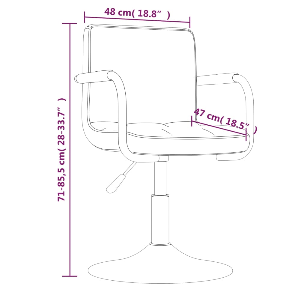 Eetkamerstoelen draaibaar 6 st fluweel lichtgrijs is nu te koop bij PeponiXL, paradijselijk wonen!