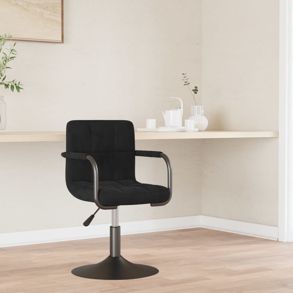 Eetkamerstoel fluweel zwart is nu te koop bij PeponiXL, paradijselijk wonen!