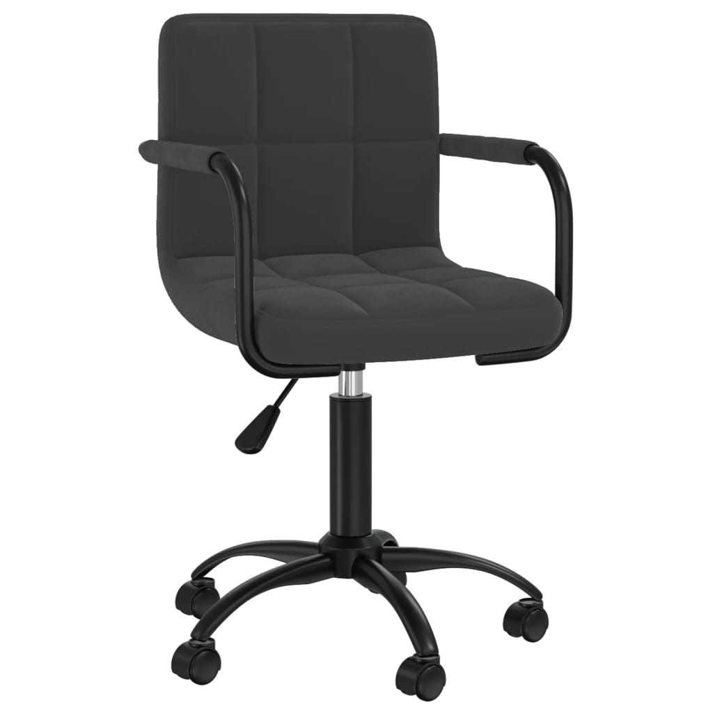 Eetkamerstoel draaibaar fluweel zwart is nu te koop bij PeponiXL, paradijselijk wonen!