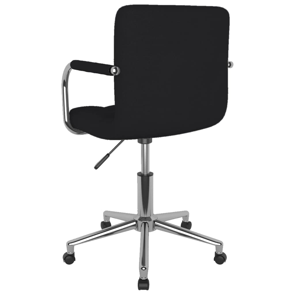 Eetkamerstoel draaibaar stof zwart is nu te koop bij PeponiXL, paradijselijk wonen!