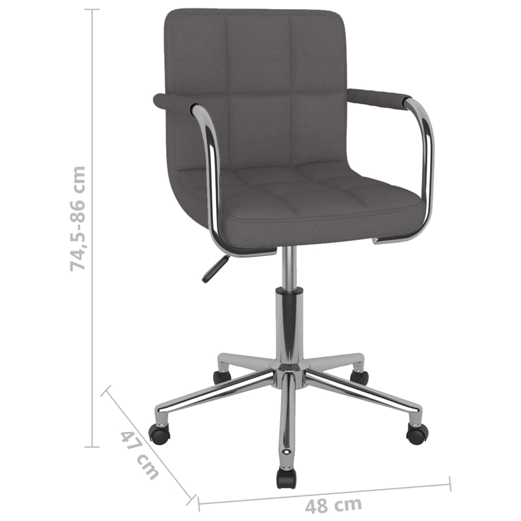 Eetkamerstoel draaibaar stof taupe is nu te koop bij PeponiXL, paradijselijk wonen!