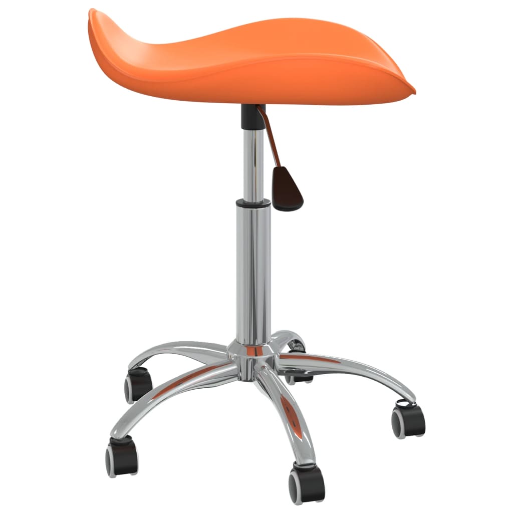 Kantoorstoel kunstleer oranje is nu te koop bij PeponiXL, paradijselijk wonen!