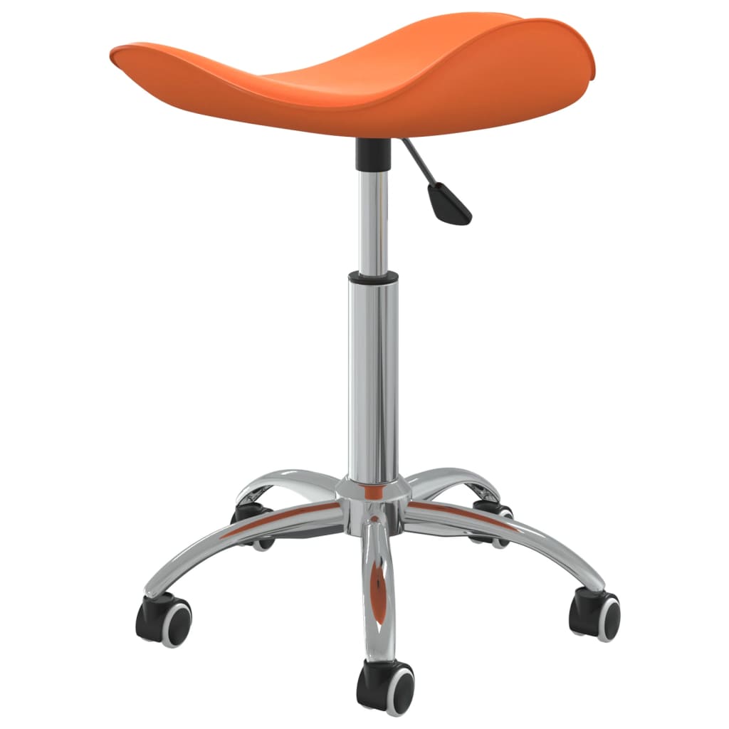 Kantoorstoel kunstleer oranje is nu te koop bij PeponiXL, paradijselijk wonen!