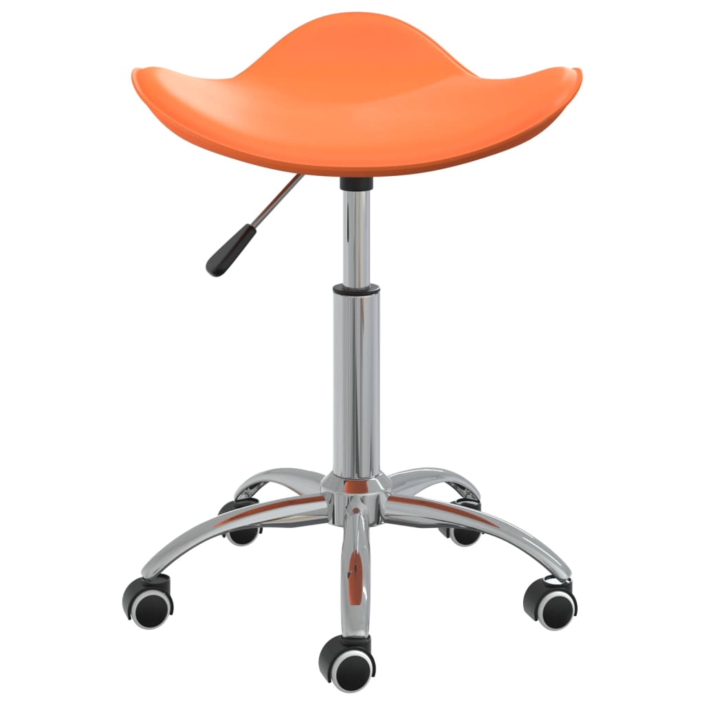 Eetkamerstoel draaibaar kunstleer oranje is nu te koop bij PeponiXL, paradijselijk wonen!