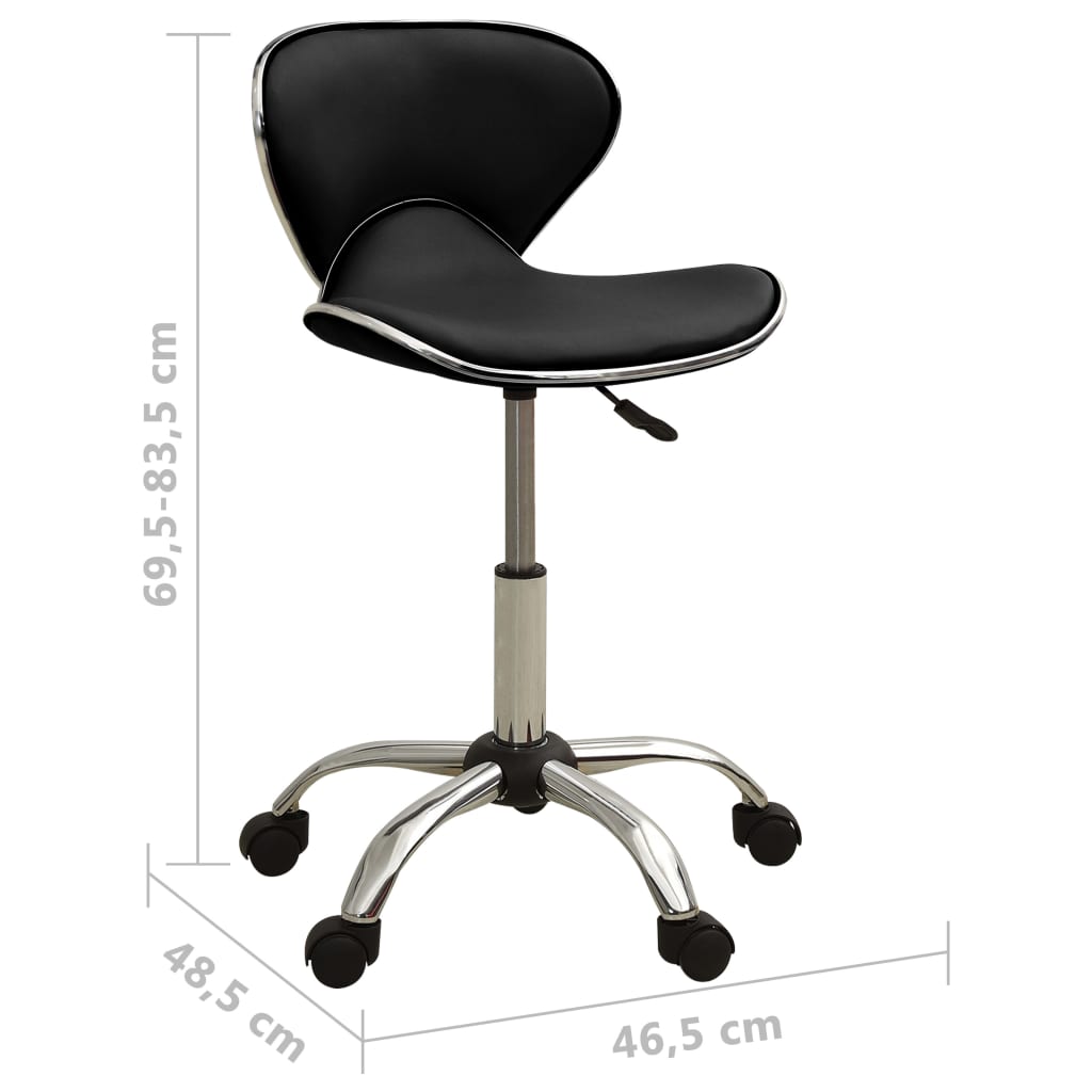 Kantoorstoel kunstleer zwart is nu te koop bij PeponiXL, paradijselijk wonen!