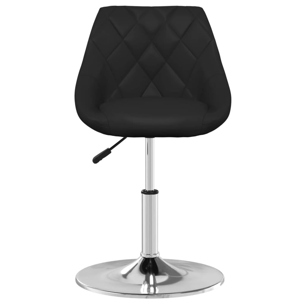 Eetkamerstoelen 4 st kunstleer zwart is nu te koop bij PeponiXL, paradijselijk wonen!