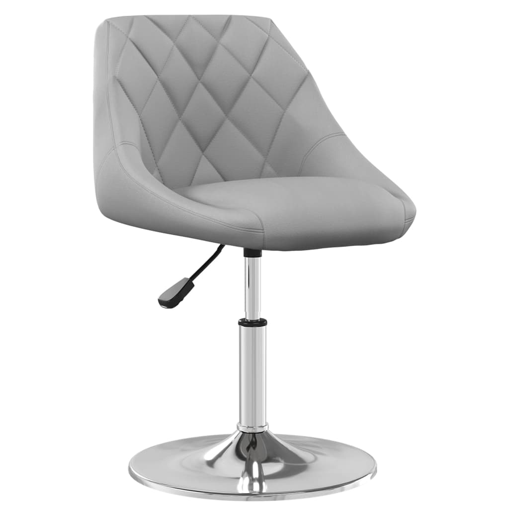 Eetkamerstoelen draaibaar 4 st fluweel lichtgrijs is nu te koop bij PeponiXL, paradijselijk wonen!