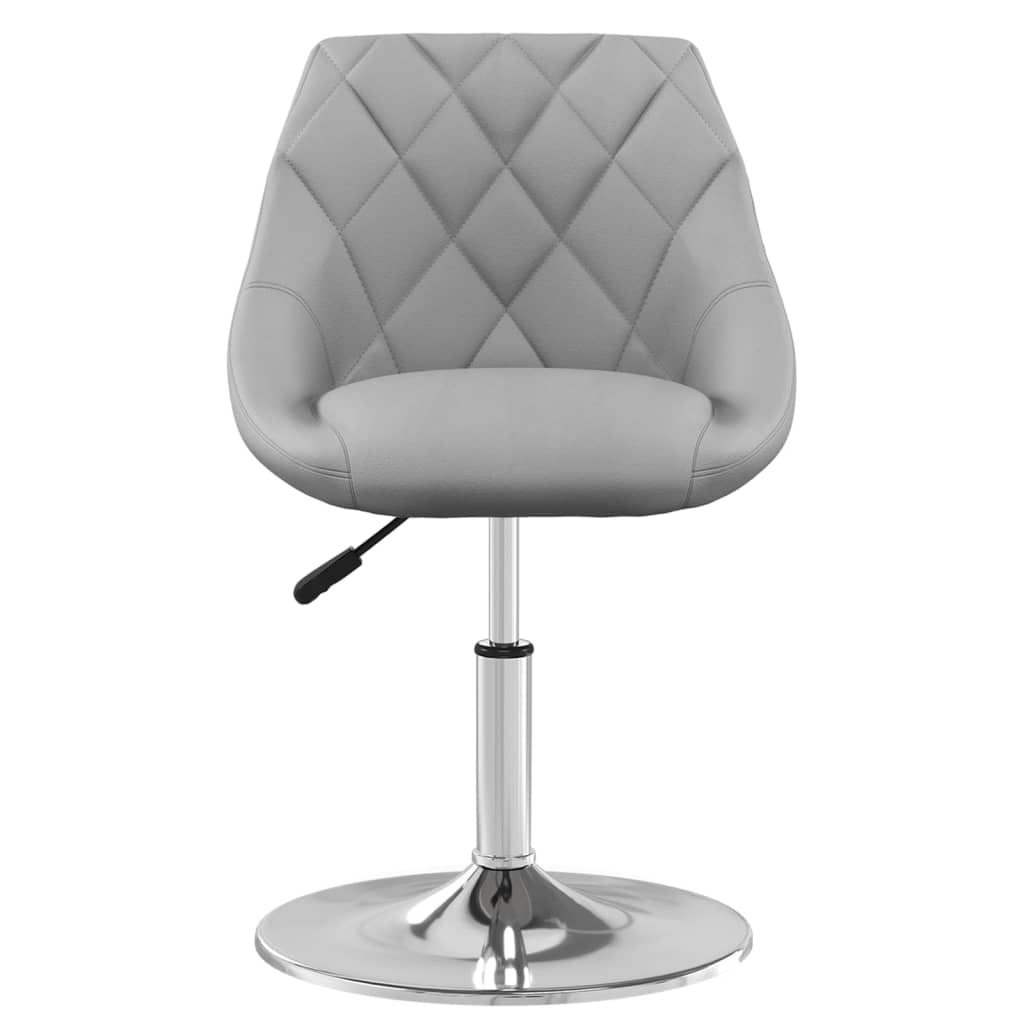 Eetkamerstoelen draaibaar 4 st fluweel lichtgrijs is nu te koop bij PeponiXL, paradijselijk wonen!