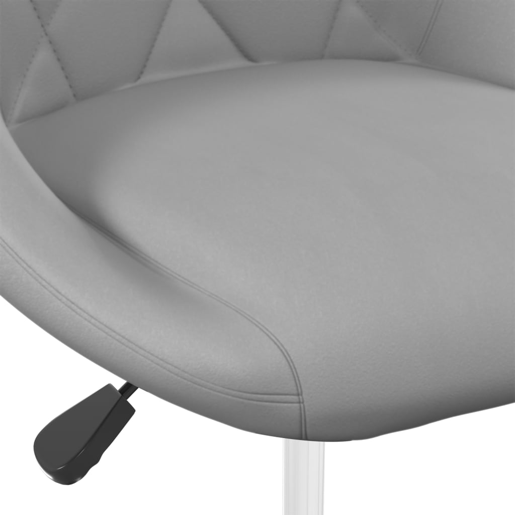 Eetkamerstoelen draaibaar 4 st fluweel lichtgrijs is nu te koop bij PeponiXL, paradijselijk wonen!