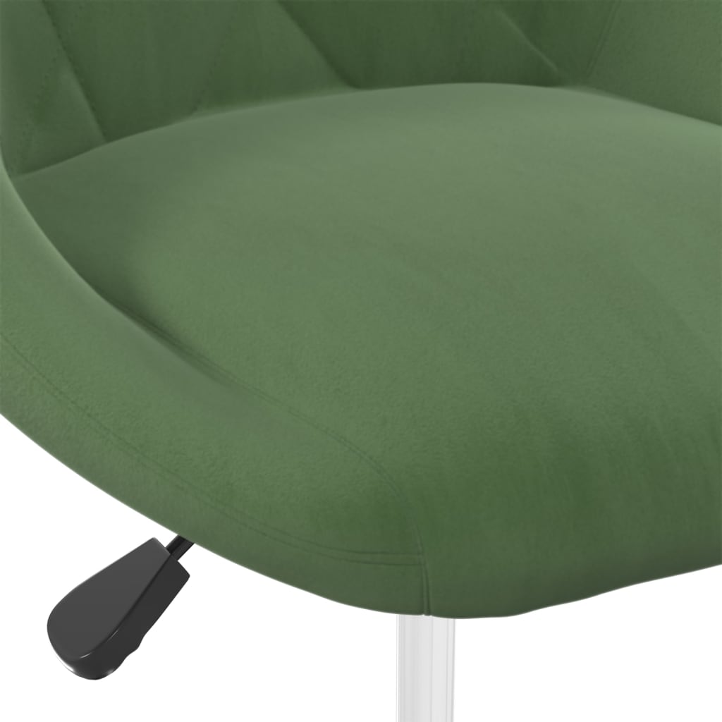 Eetkamerstoelen draaibaar 4 st fluweel donkergroen is nu te koop bij PeponiXL, paradijselijk wonen!
